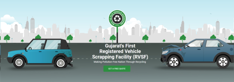 Registered Authorised Vehicle Scrapping Facility In Ahmedabad Gujarat India 768x270