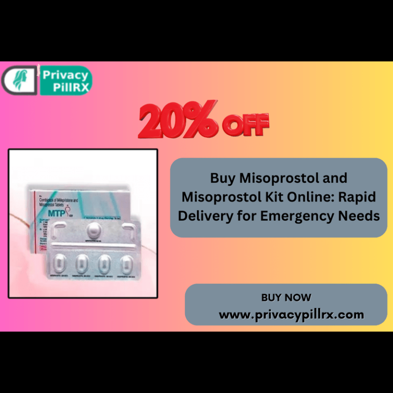 Buy Misoprostol and Misoprostol Kit Online Rapid Delivery for Emergency Needs 1 768x768