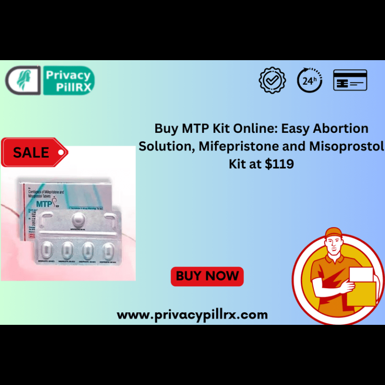 Buy MTP Kit Online Easy Abortion solution Mifepristone and Misoprostol Kit at 119 768x768