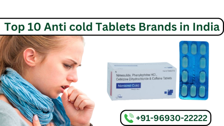 List Of Top 10 Anti cold Tablets Brands in India 768x434