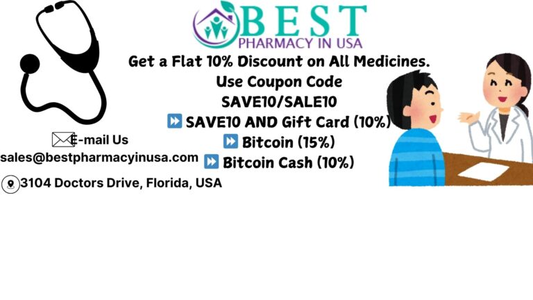 ⭐bestpharmacyinusa.com offers high quality medications at affordable prices. Use Coupon Code SAVE10 3 768x432