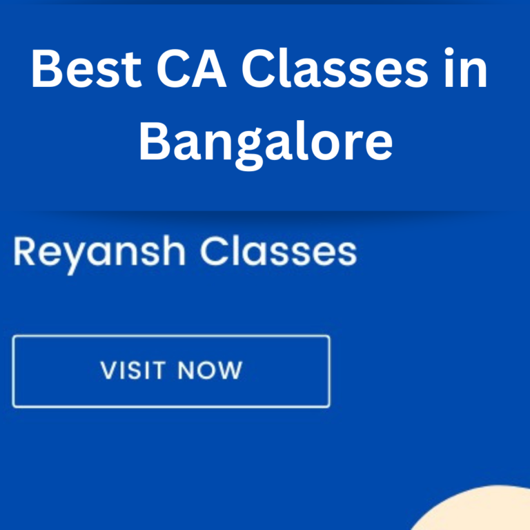 Best CA Classes in Bangalore 768x768