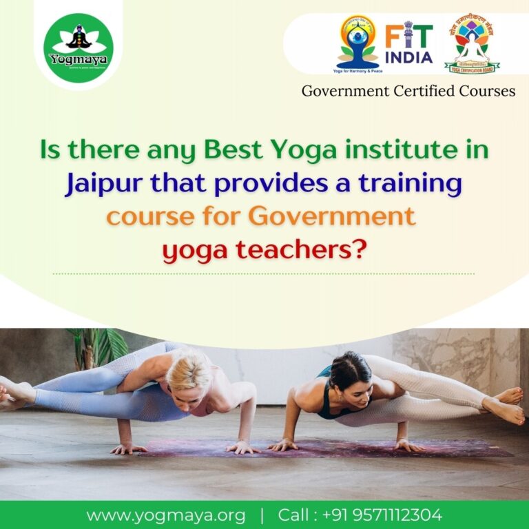 Is there any Best Yoga institute in Jaipur that provides a training course for Government yoga teachers  1 768x768